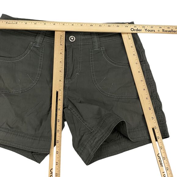 Kuhl Kontra Shorts Women's Size 6 Sage Button Flap Pockets Hiking Shorts - Picture 6 of 16